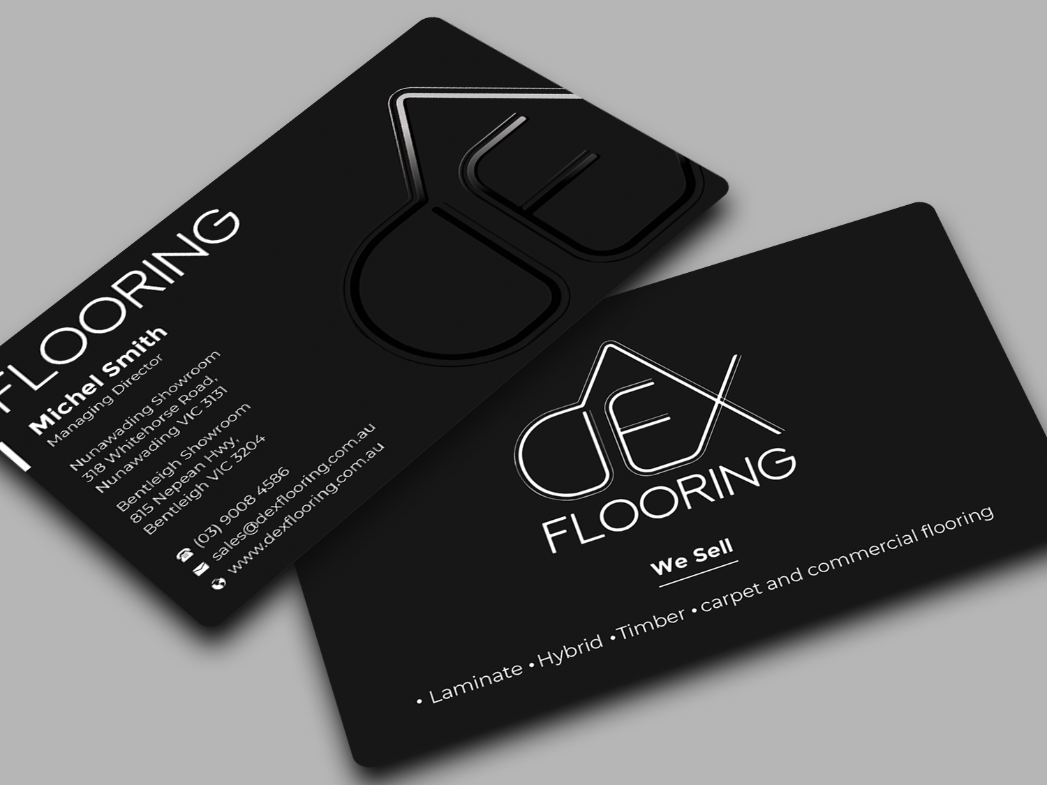 Design de Carte de Visite par Innovative Graphix pour Dex Flooring  | Design #33226948