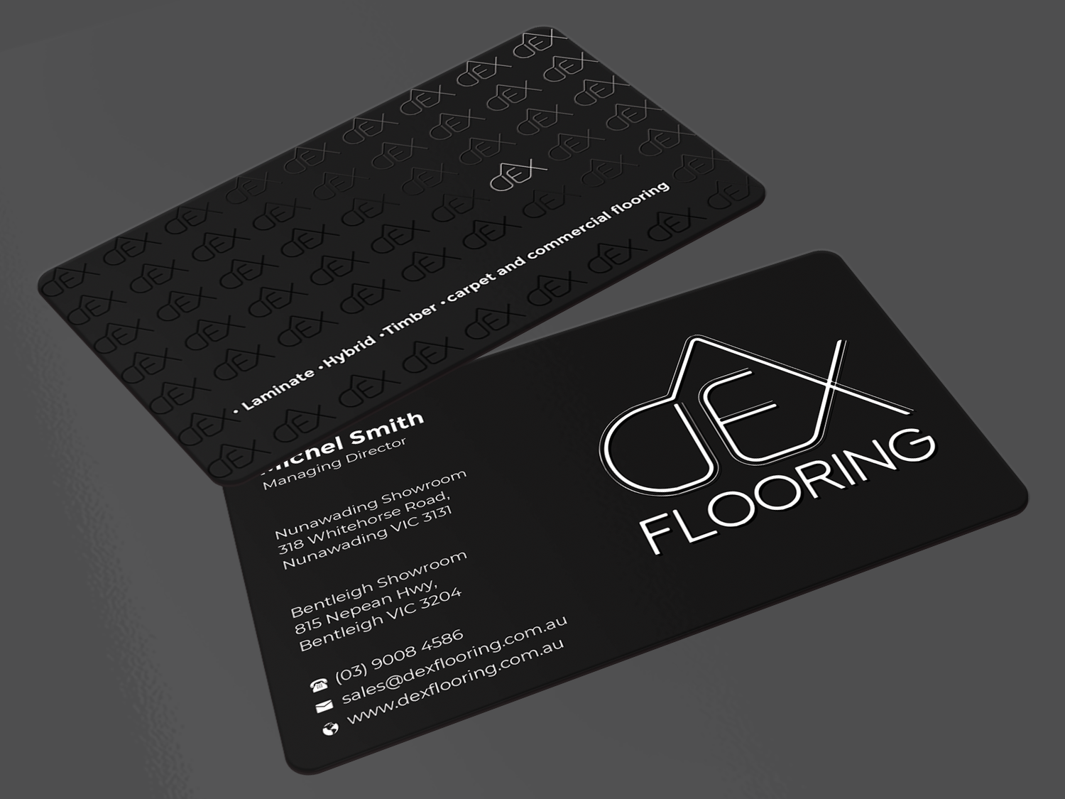 Design de Carte de Visite par Innovative Graphix pour Dex Flooring  | Design #33226967