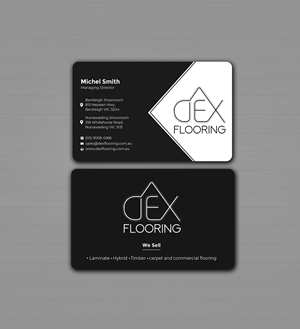 Design de Carte de Visite par Innovative Graphix pour Dex Flooring  | Design : #33228365