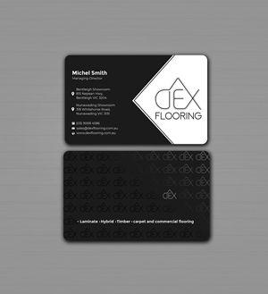 Design de Carte de Visite par Innovative Graphix pour Dex Flooring  | Design : #33228366