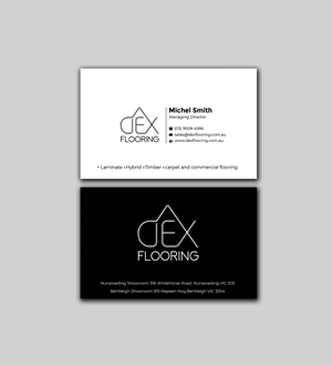 Design de Carte de Visite par Innovative Graphix pour Dex Flooring  | Design : #33230440