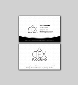 Design de Carte de Visite par Innovative Graphix pour Dex Flooring  | Design : #33230485
