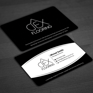 Business Card Design by Innovative Graphix for Dex Flooring  | Design: #33230515