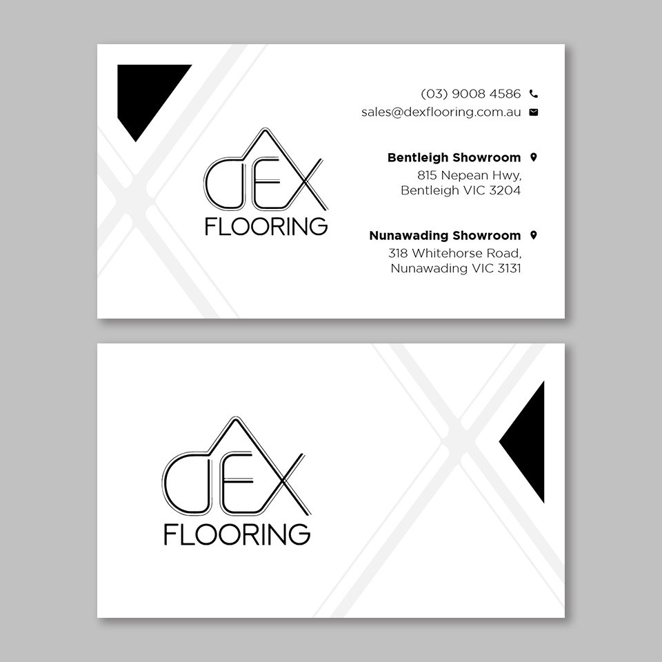 Design de Carte de Visite par YourLogoMaster pour Dex Flooring  | Design #33234474