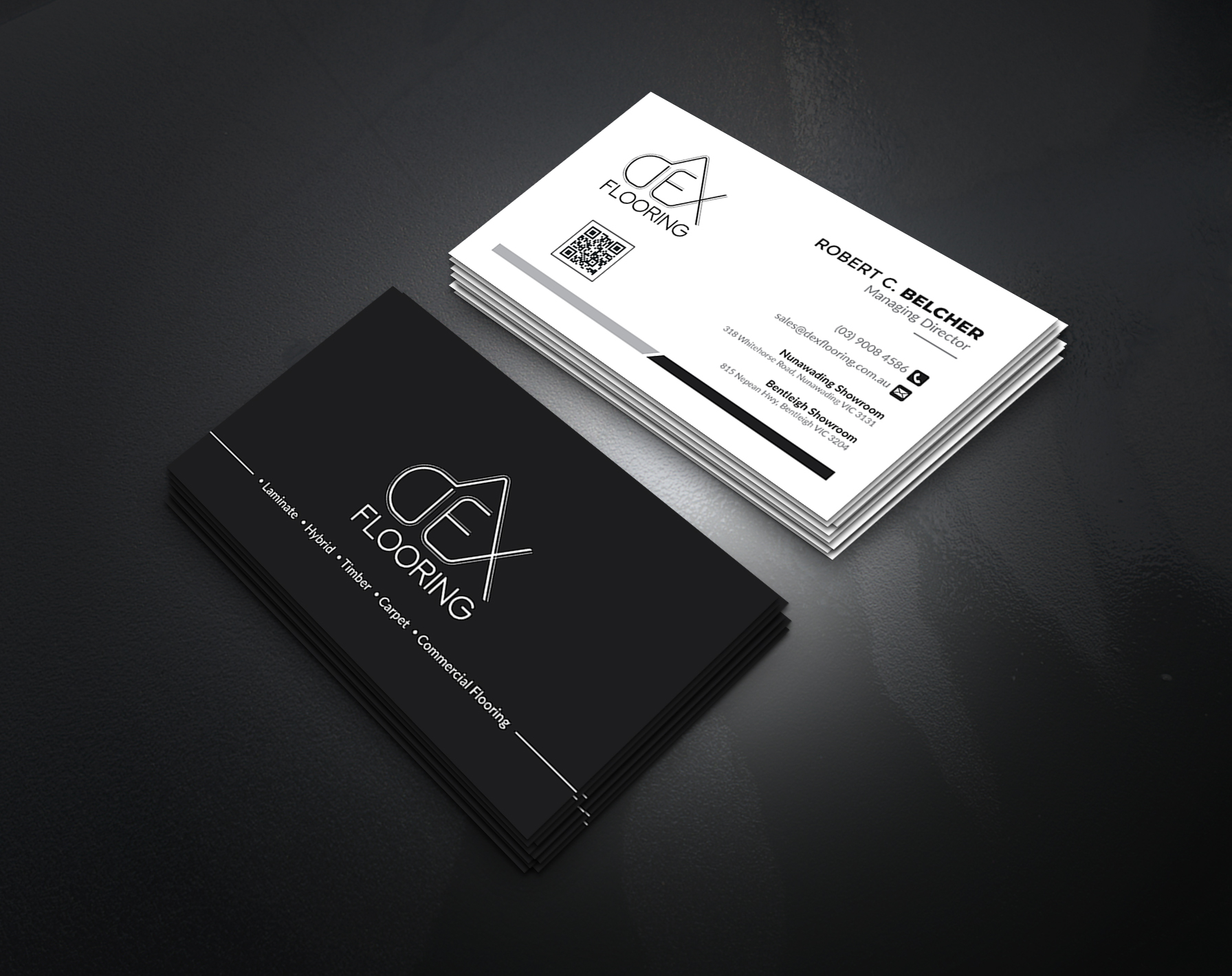 Design de Carte de Visite par artbitin pour Dex Flooring  | Design #33223125