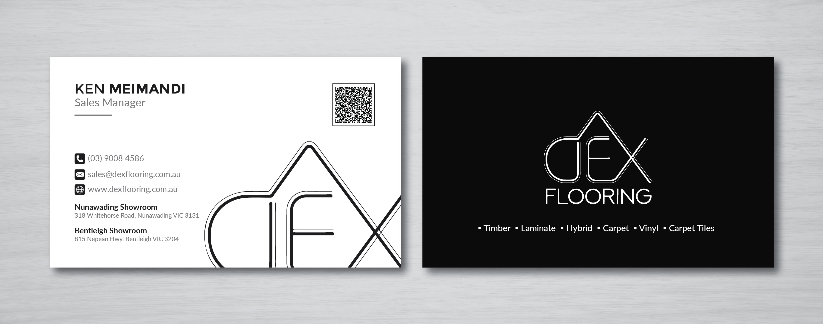 Visitenkarten-Design von artbitin für Dex Flooring  | Design #33240940