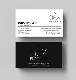 Business Card Design by spks for Dex Flooring  | Design: #33225349