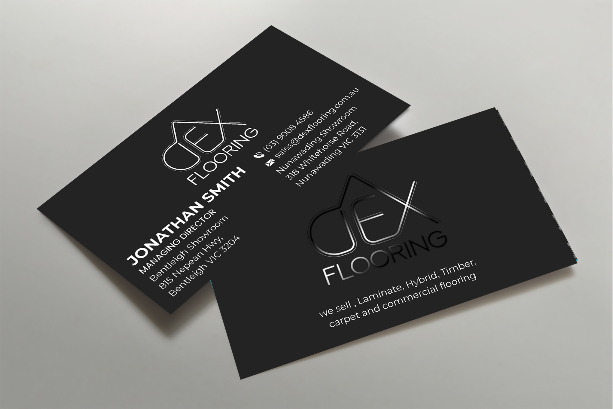 Business Card Design by spks for Dex Flooring  | Design #33227435