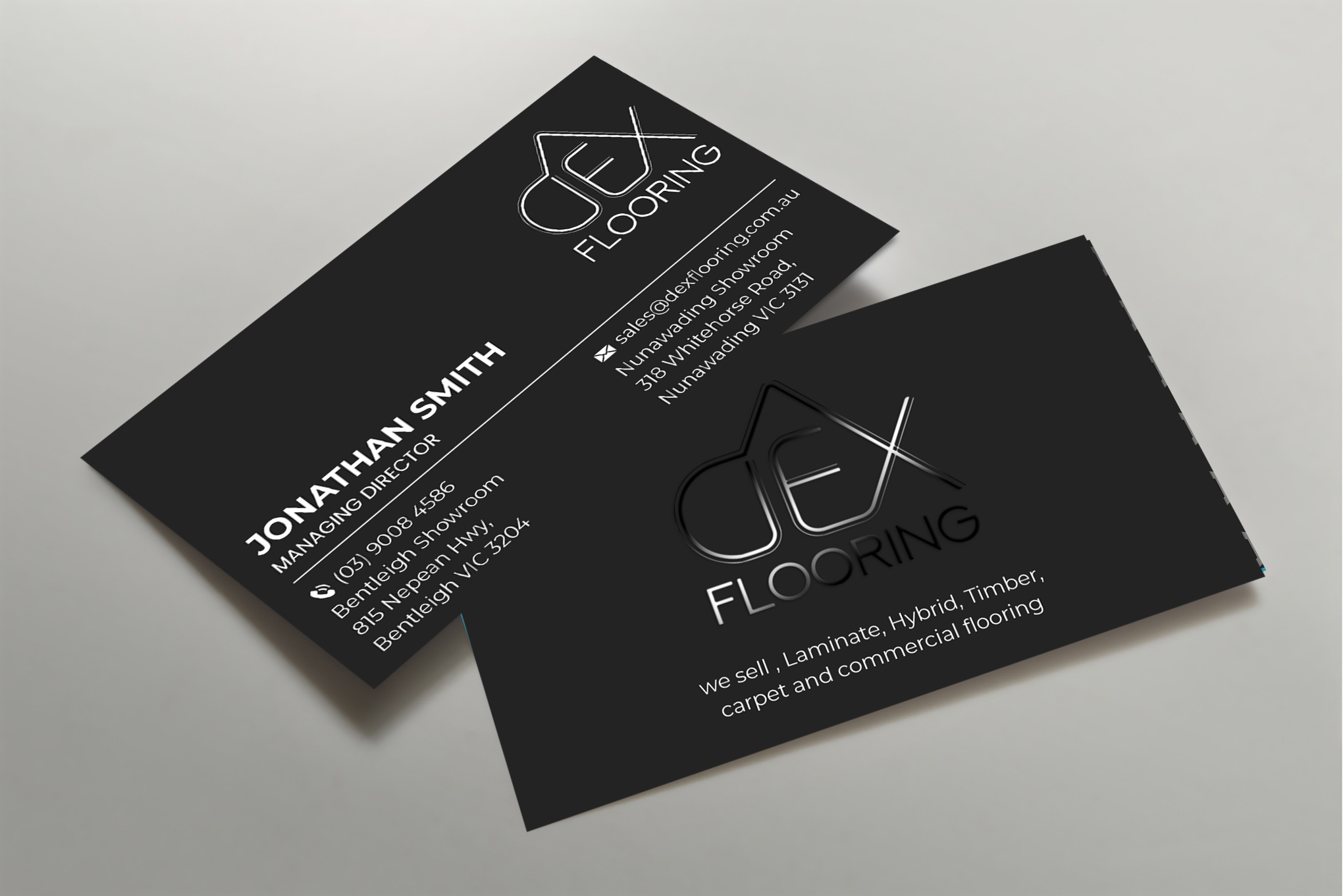 Business Card Design by spks for Dex Flooring  | Design #33227440