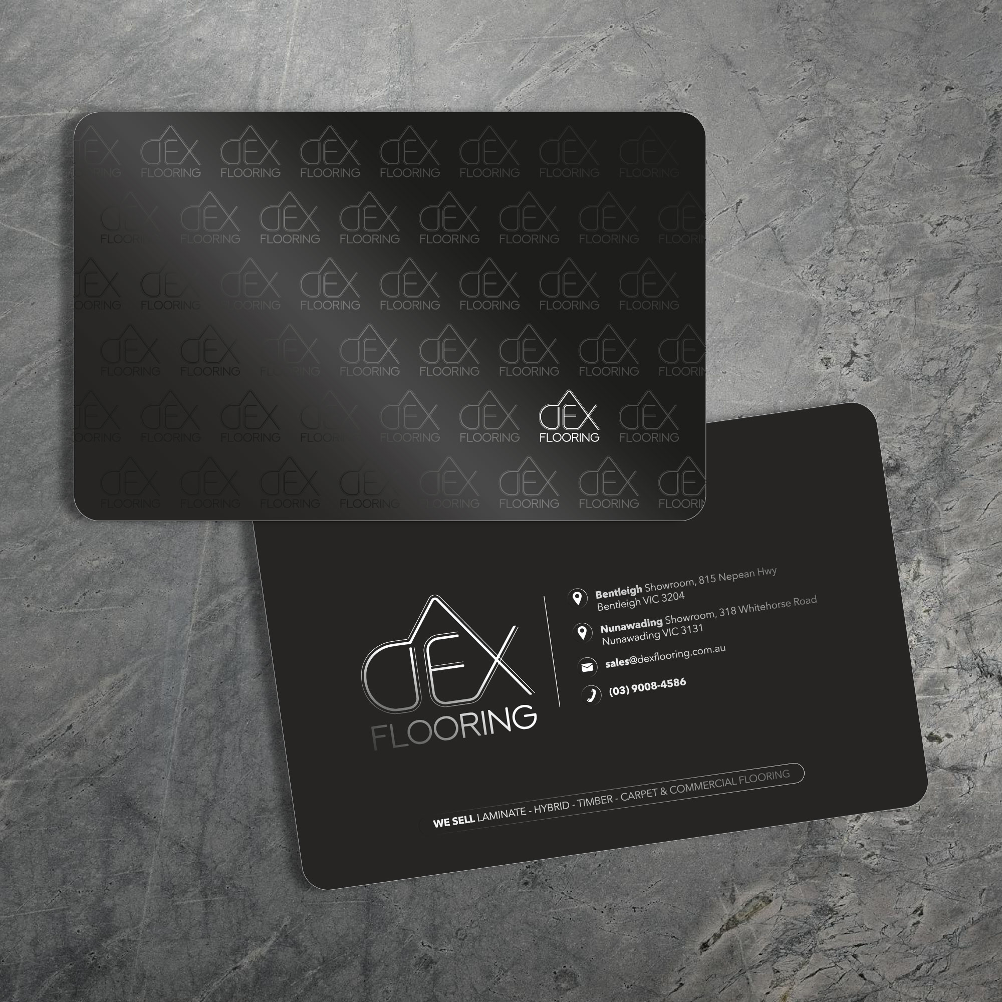 Business Card Design by Litadesign for Dex Flooring  | Design #33225651