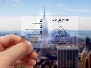 Business Card Design by creativeoutline for Dex Flooring  | Design: #33223002