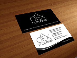 Diseño de Tarjeta de Presentación por Creations Box 2015 para Dex Flooring  | Diseño: #33222818