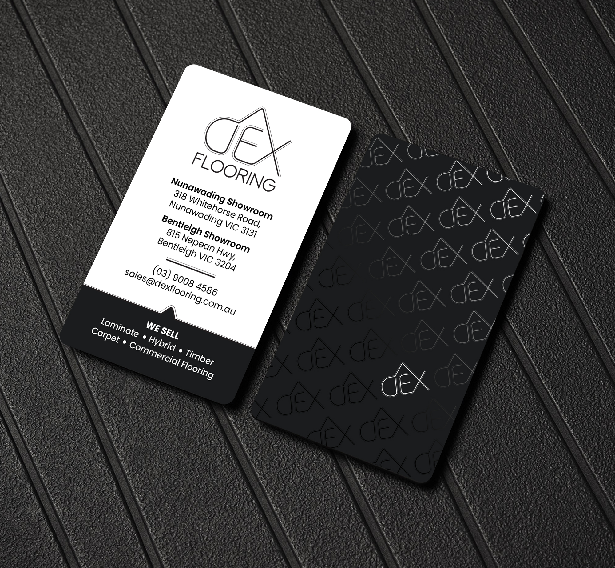 Business Card Design by Creations Box 2015 for Dex Flooring  | Design #33222976