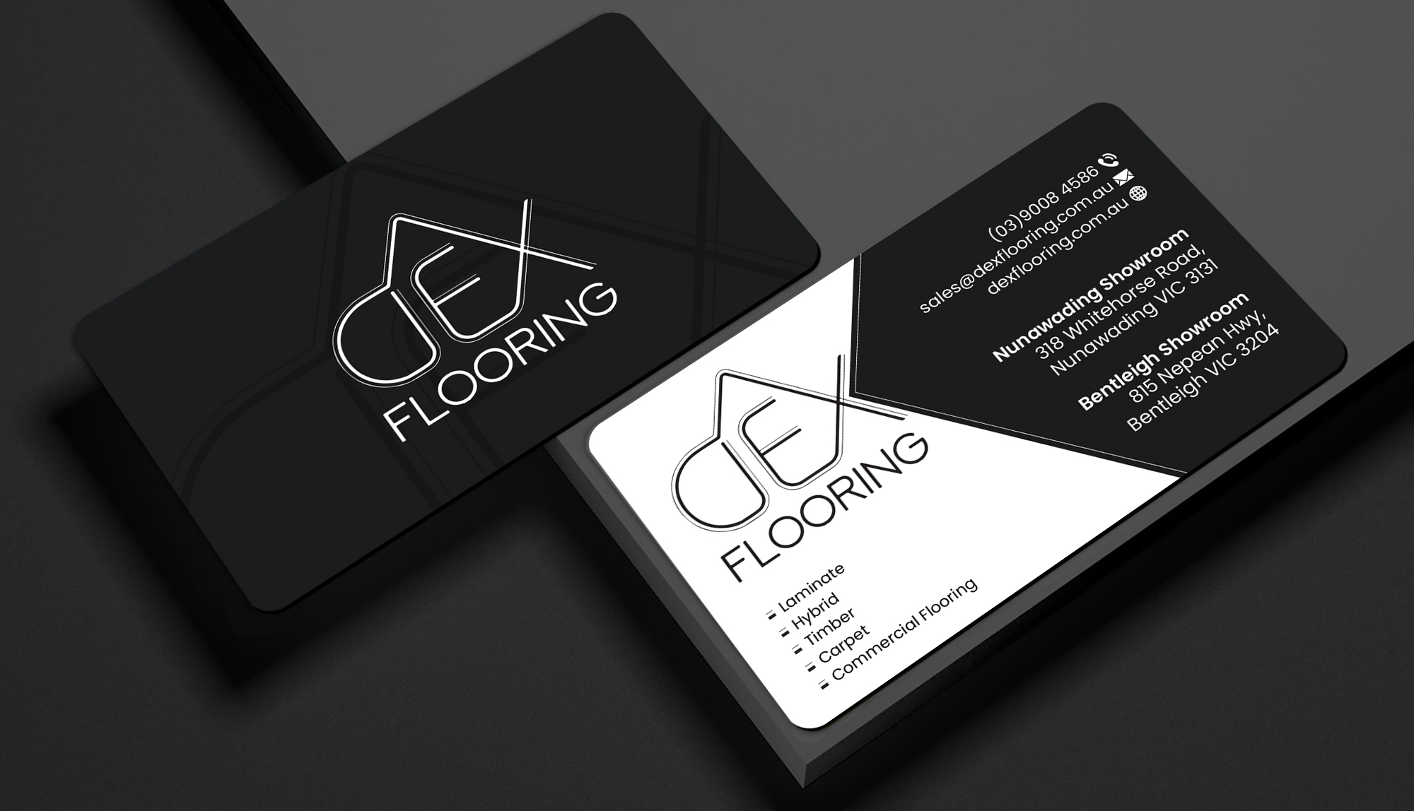 Business Card Design by Creations Box 2015 for Dex Flooring  | Design #33223142