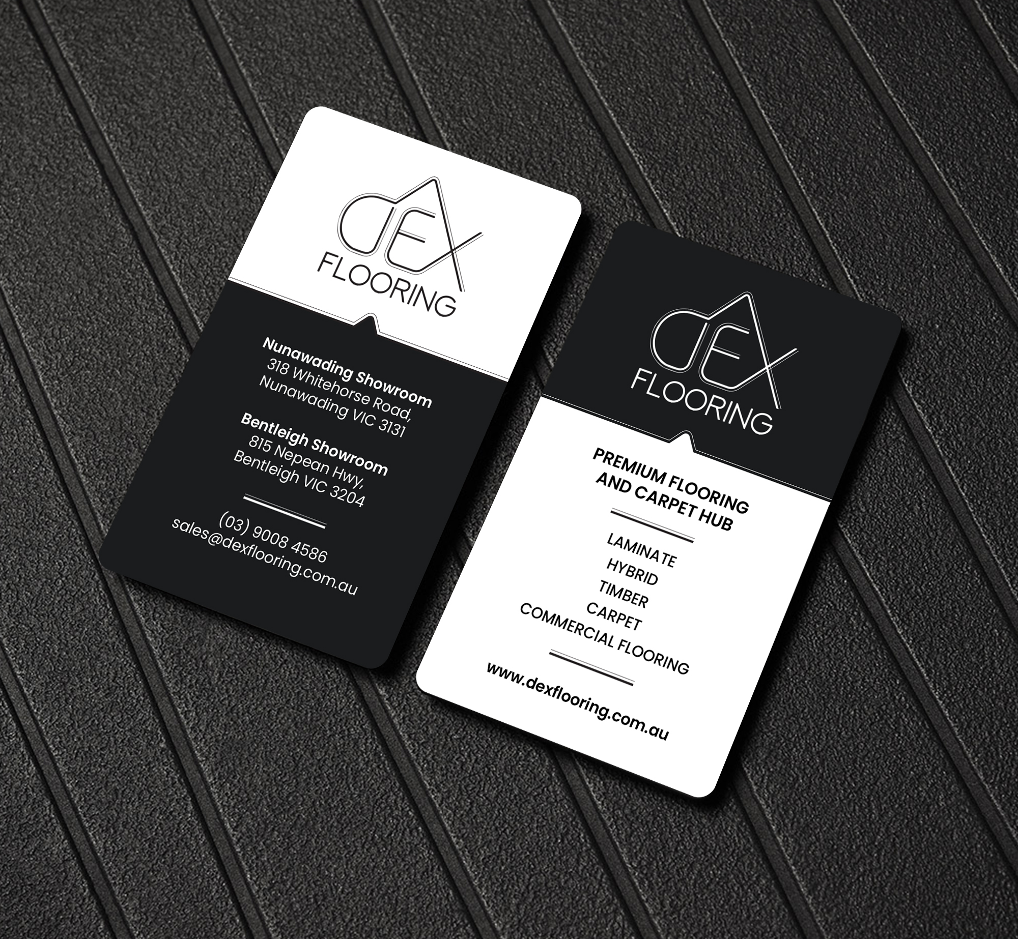 Business Card Design by Creations Box 2015 for Dex Flooring  | Design #33223272