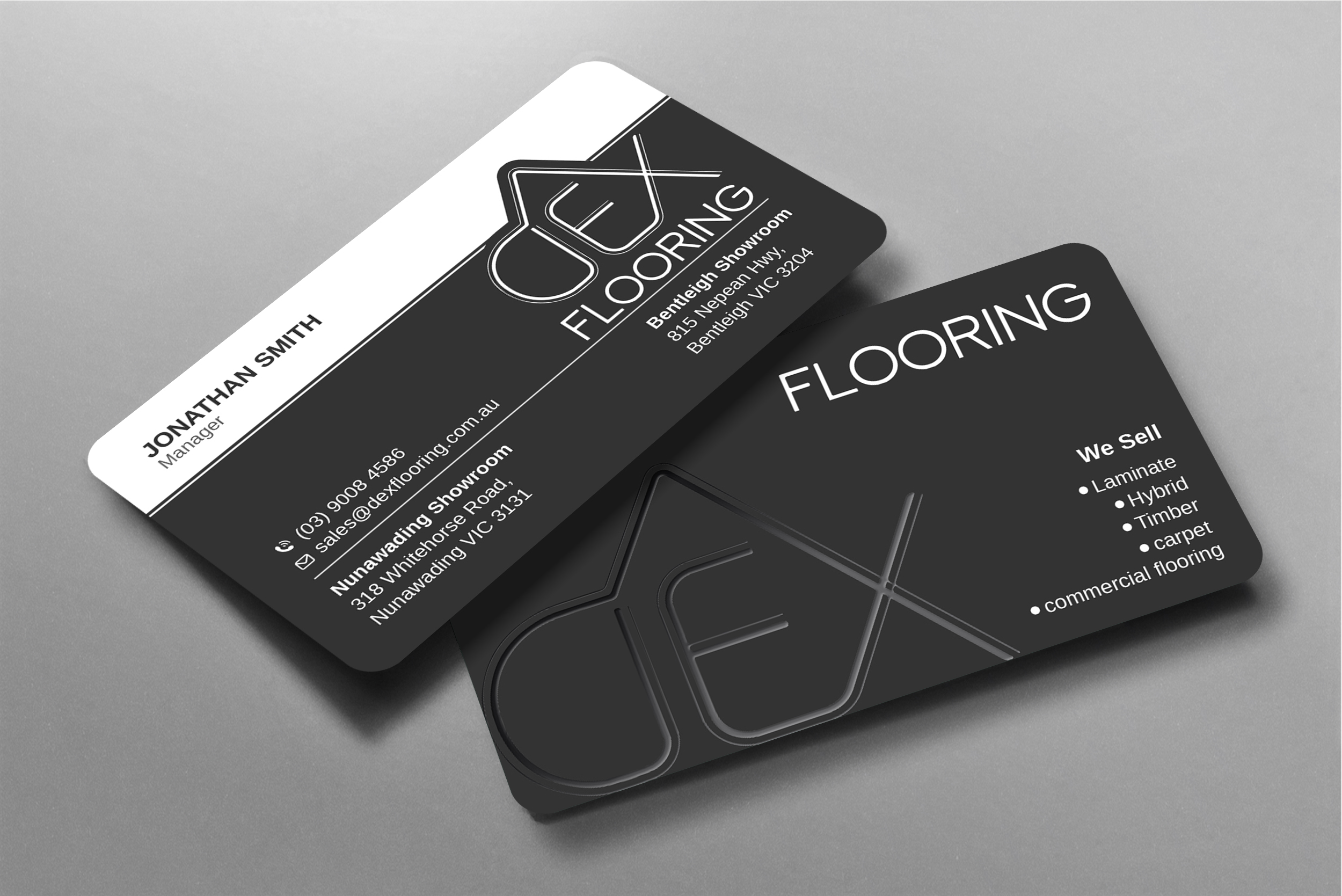Diseño de Tarjeta de Presentación por LAXMI DESIGNHUB para Dex Flooring  | Diseño #33231458