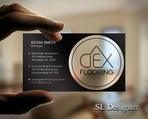 Diseño de Tarjeta de Presentación por SL Designer para Dex Flooring  | Diseño: #33223207