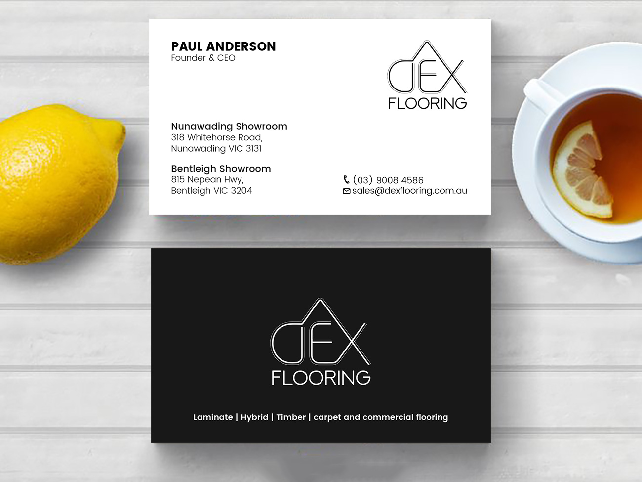 Visitenkarten-Design von Tripti Ranjan Gain für Dex Flooring  | Design #33228336