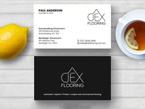 Design de Carte de Visite par Tripti Ranjan Gain pour Dex Flooring  | Design : #33228336
