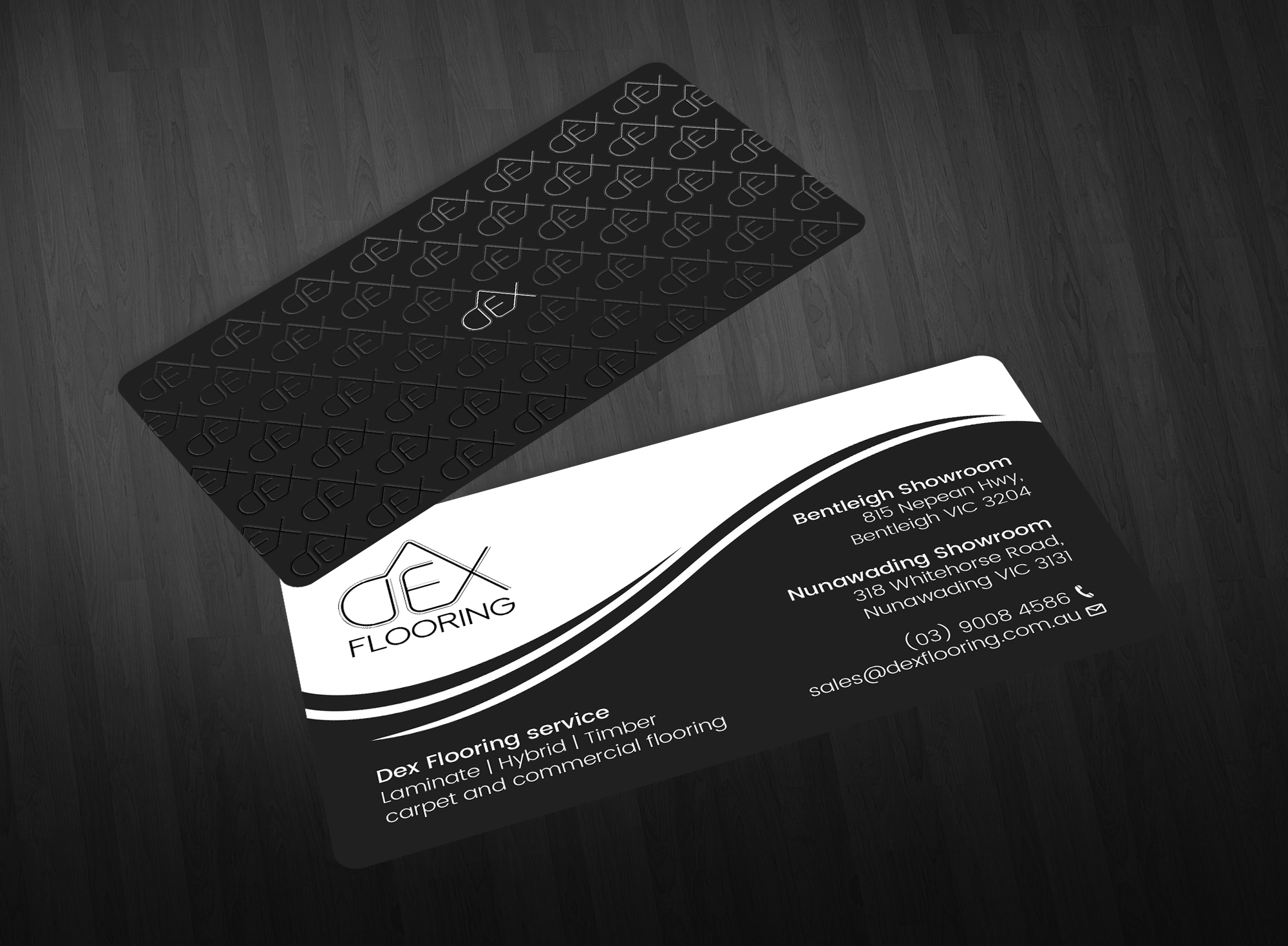 Business Card Design by Tripti Ranjan Gain for Dex Flooring  | Design #33228339
