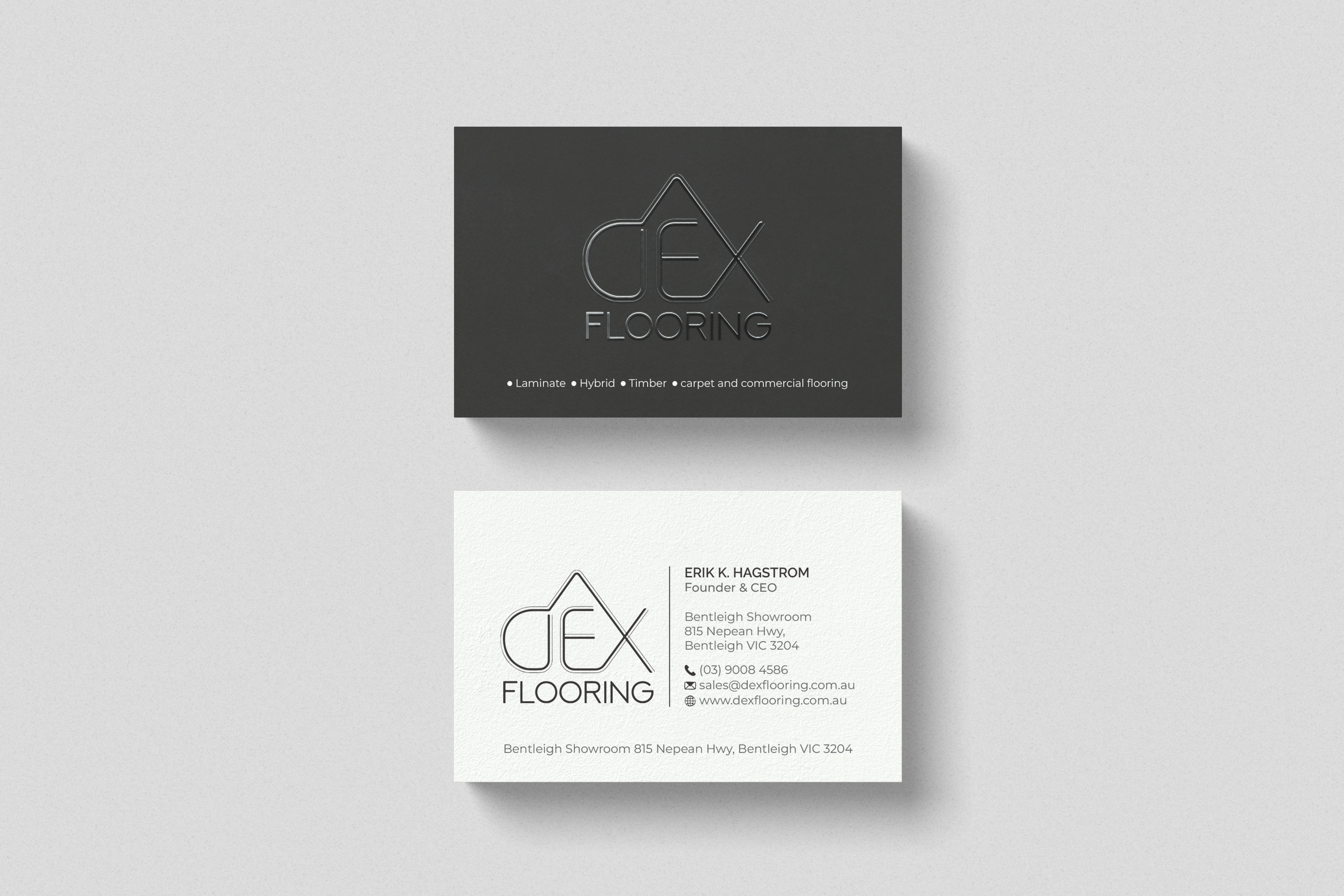 Business Card Design by R.design for Dex Flooring  | Design #33223339
