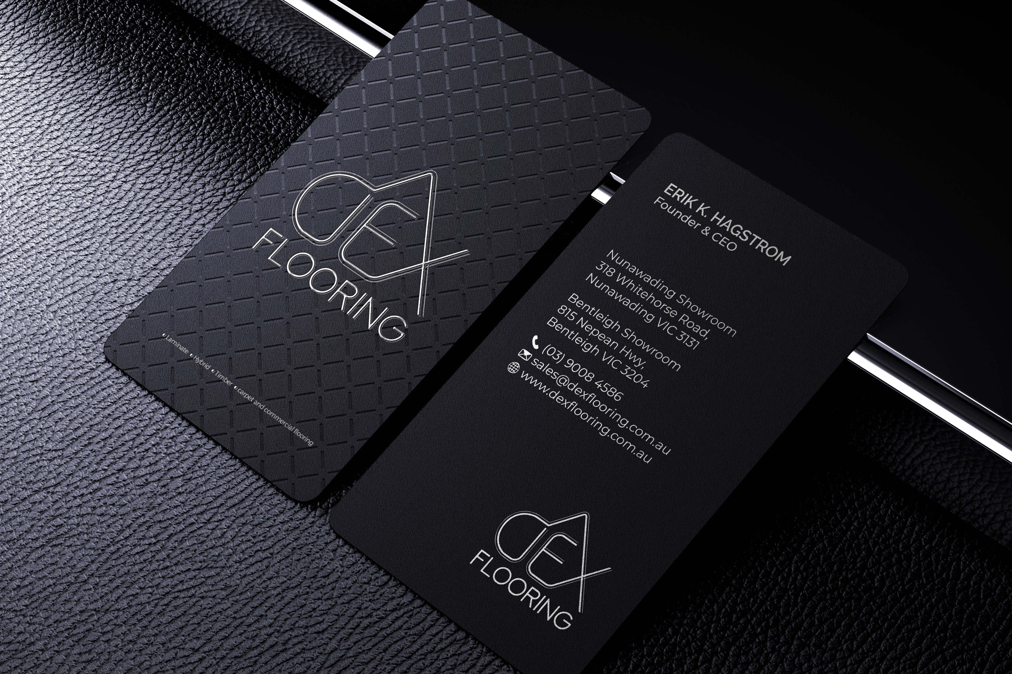 Business Card Design by R.design for Dex Flooring  | Design #33223677