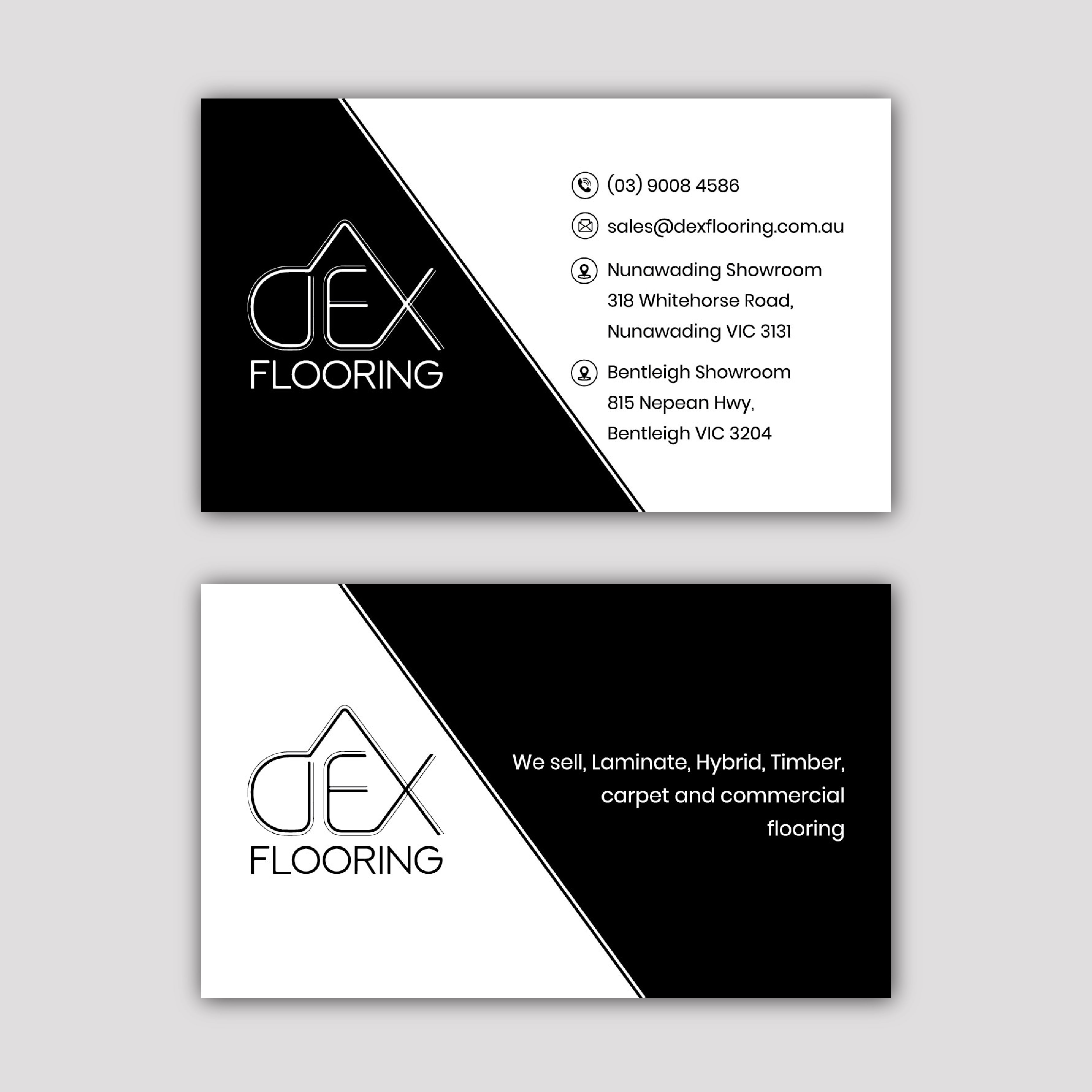 Visitenkarten-Design von Bidita Saha für Dex Flooring  | Design #33237509