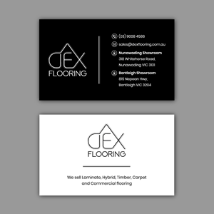 Business Card Design by Bidita Saha for Dex Flooring  | Design: #33237511