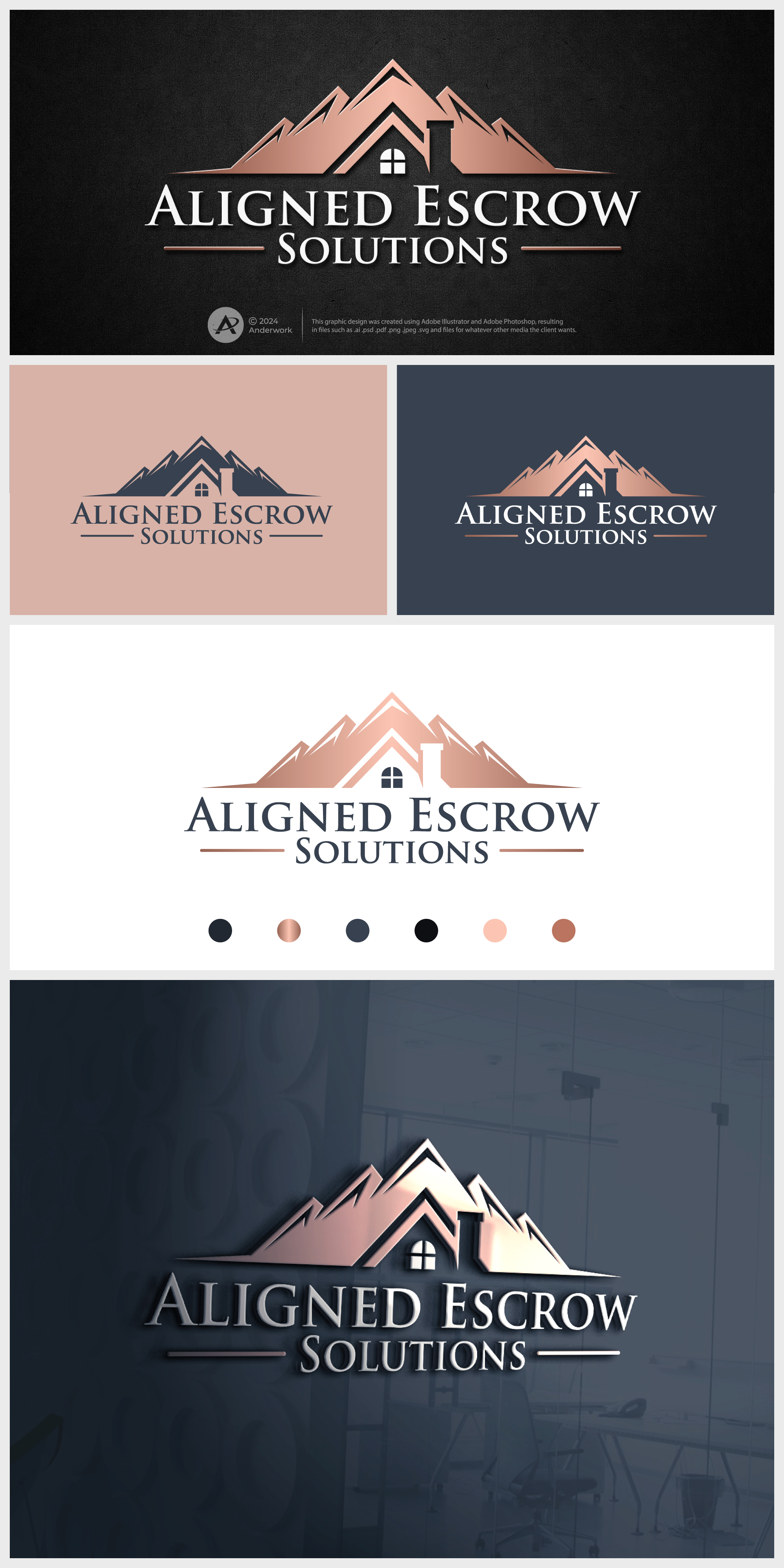 Diseño de Logo por Anderwork para Aligned Escrow Solutions | Diseño #33225803