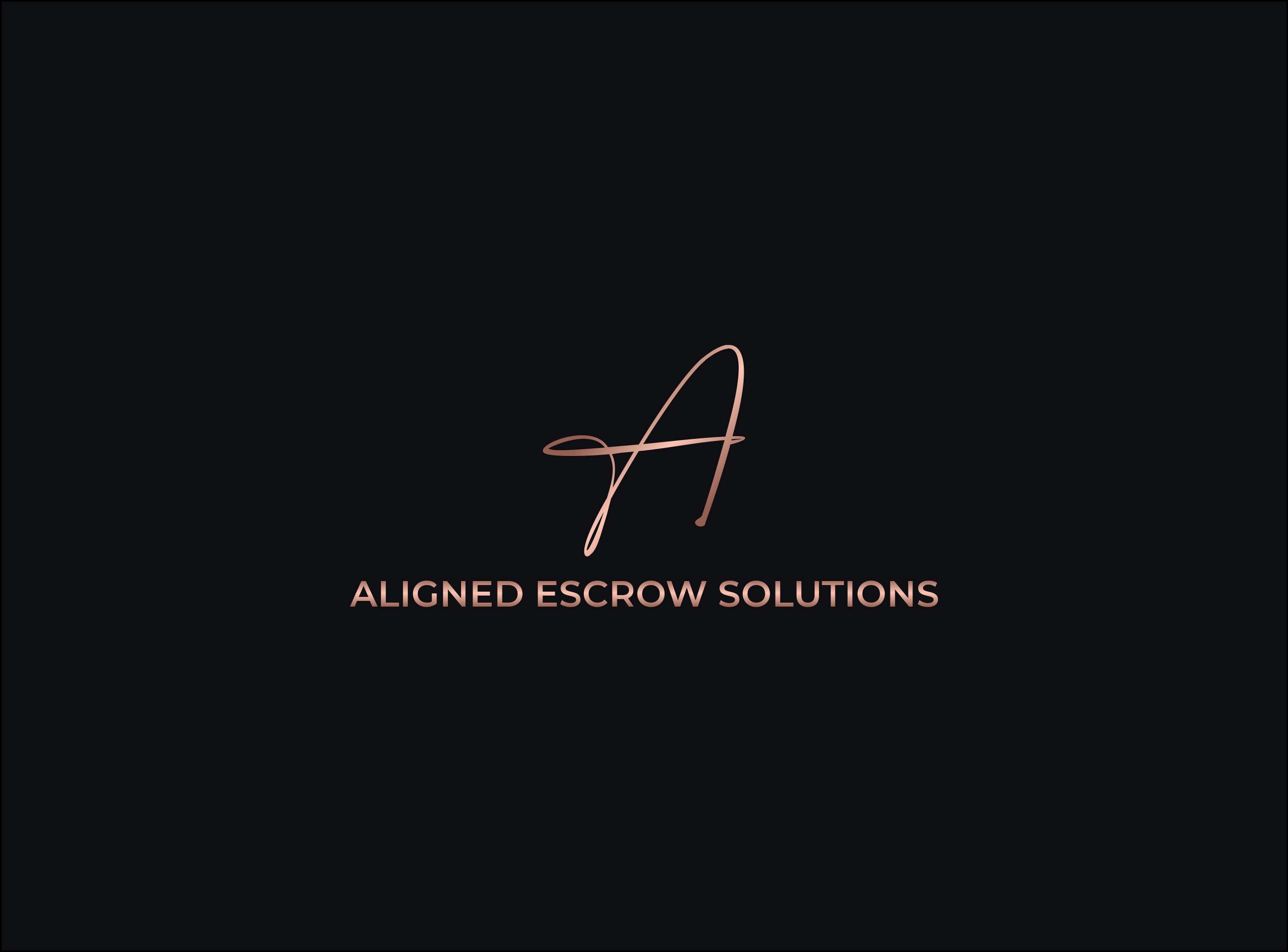Logo Design by sachin95 for Aligned Escrow Solutions | Design #33227236