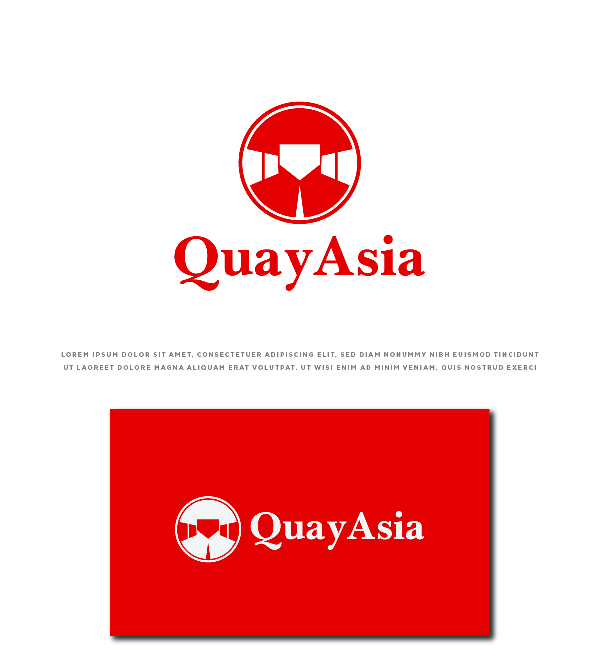 Logo Design by 99 Art.. for Quay Asia Ltd | Design #33238414