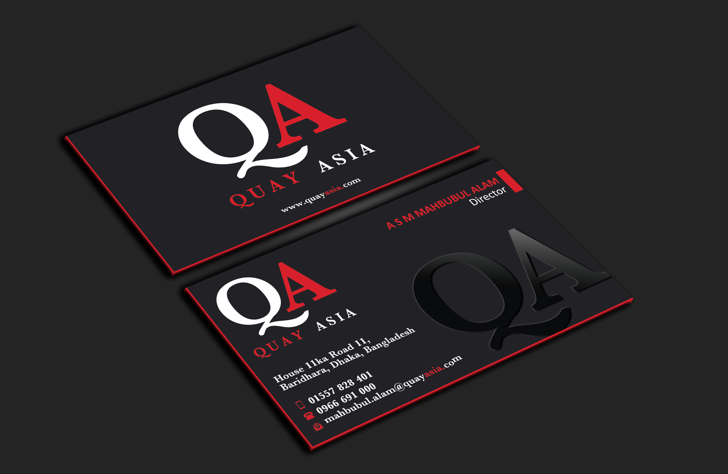 Diseño de Logo por DesignerShahadat para Quay Asia Ltd | Diseño #33231317