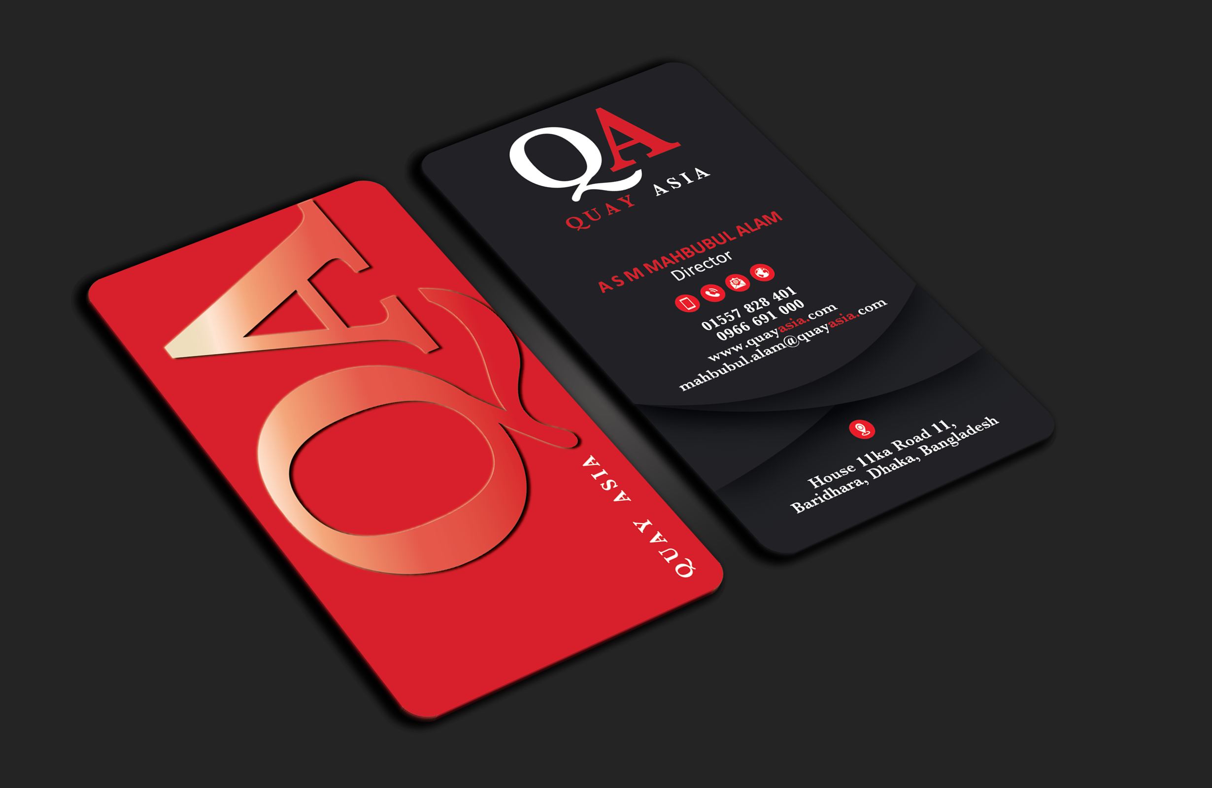 Diseño de Logo por DesignerShahadat para Quay Asia Ltd | Diseño #33231319