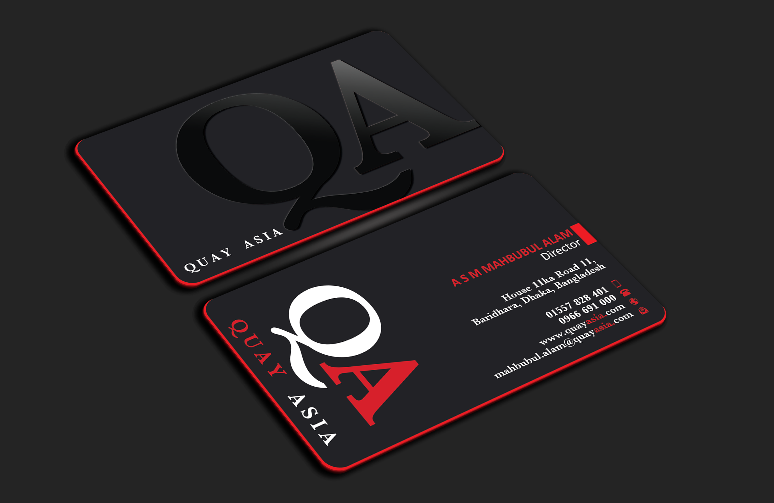 Diseño de Logo por DesignerShahadat para Quay Asia Ltd | Diseño #33231320