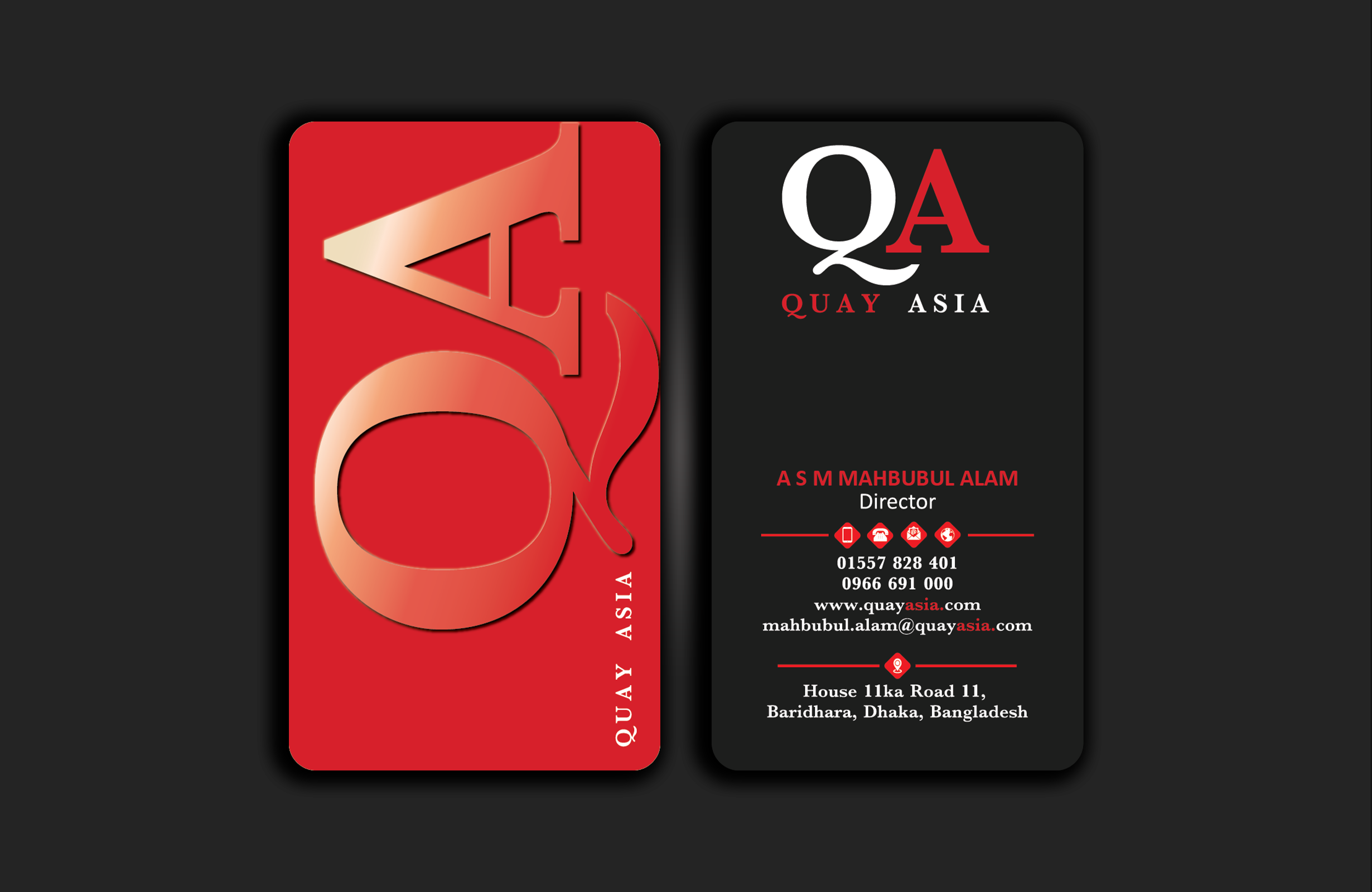 Diseño de Logo por DesignerShahadat para Quay Asia Ltd | Diseño #33231323