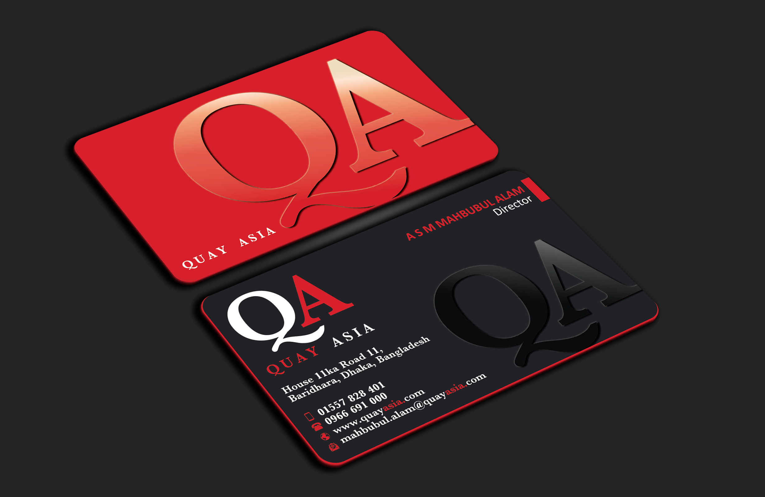 Diseño de Logo por DesignerShahadat para Quay Asia Ltd | Diseño #33231326