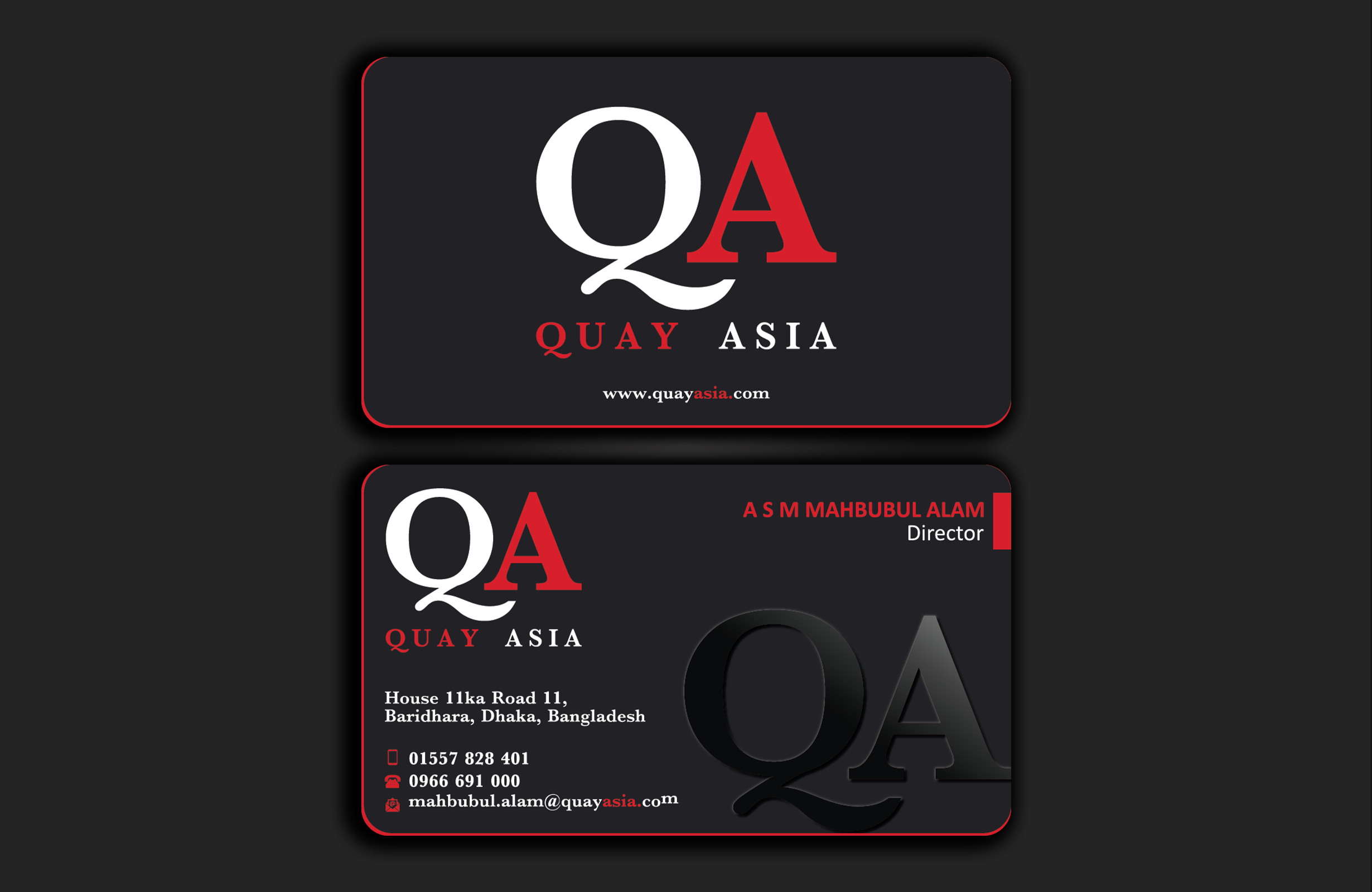 Diseño de Logo por DesignerShahadat para Quay Asia Ltd | Diseño #33231336