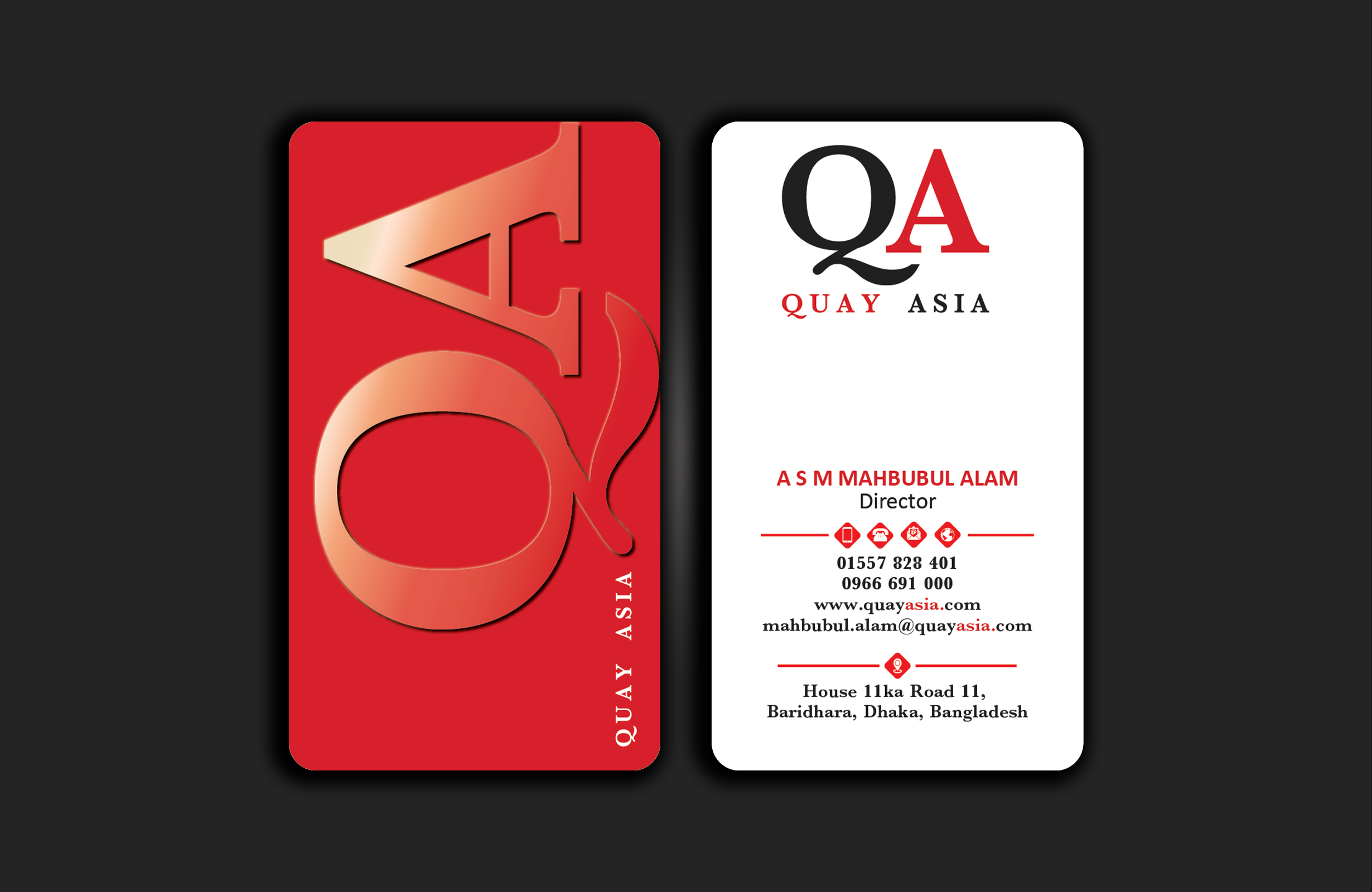 Diseño de Logo por DesignerShahadat para Quay Asia Ltd | Diseño #33231344