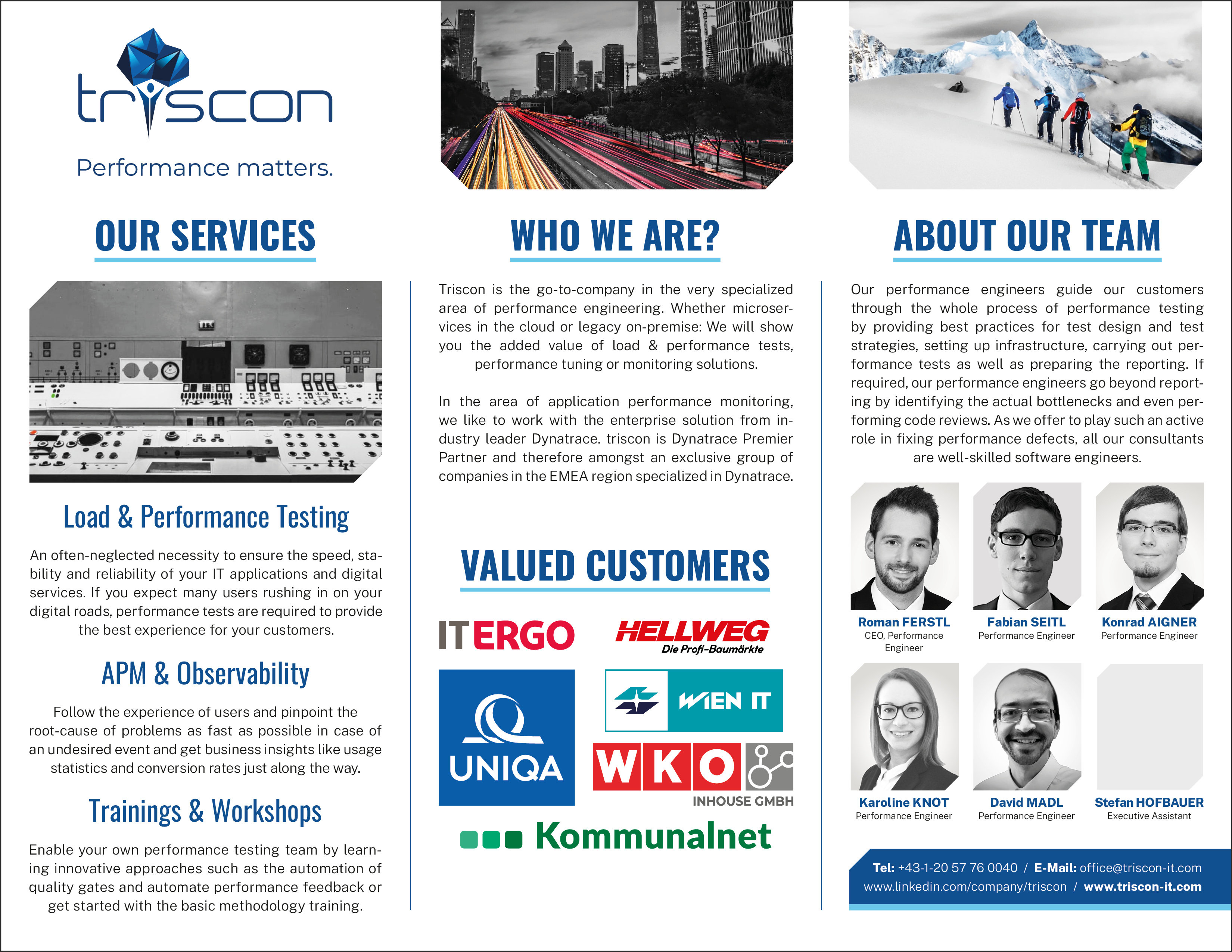 Flyer Design by MarkoE for triscon IT-Services GmbH | Design #33236037