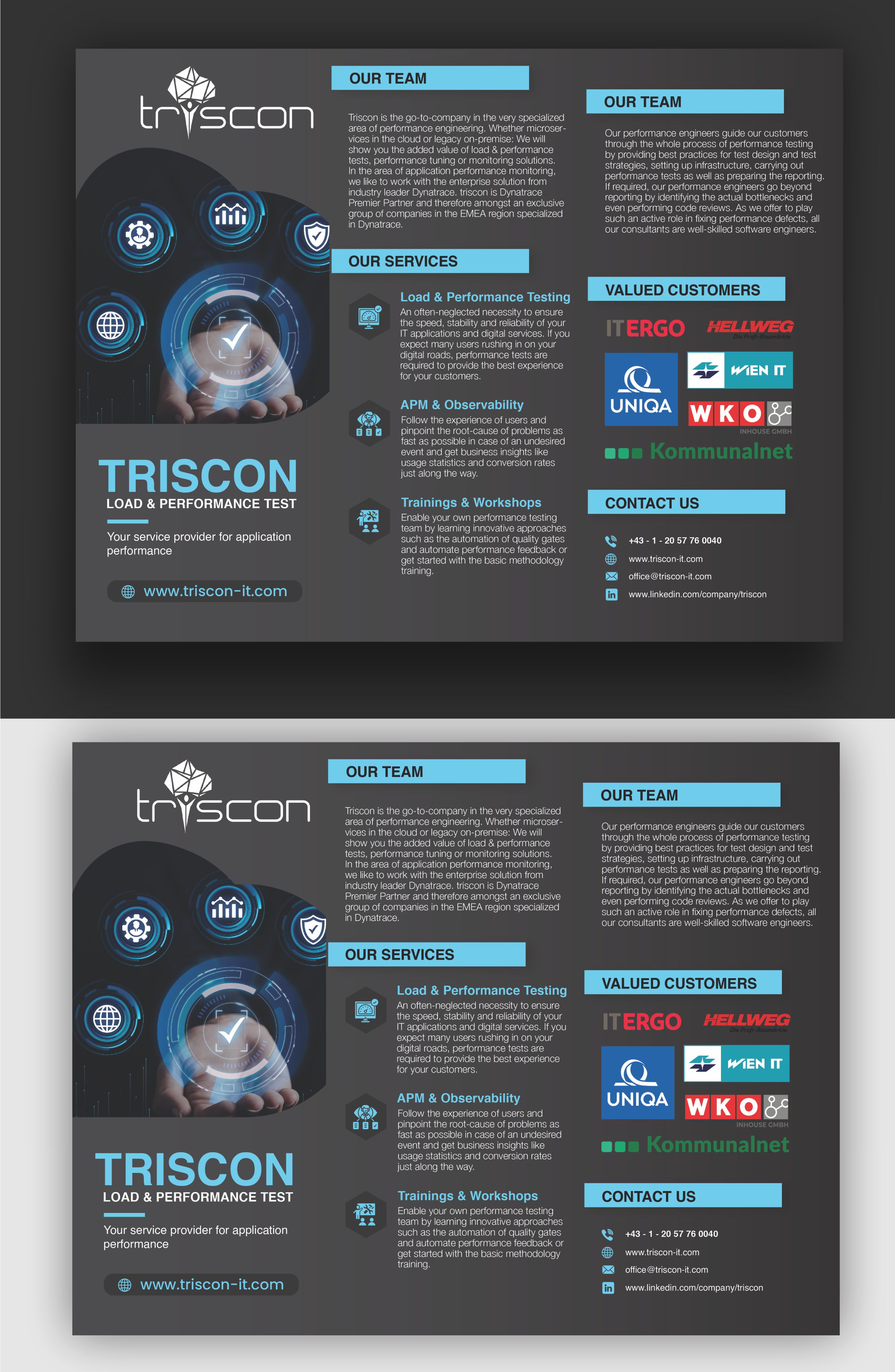 Flyer Design by Nel. for triscon IT-Services GmbH | Design #33239078