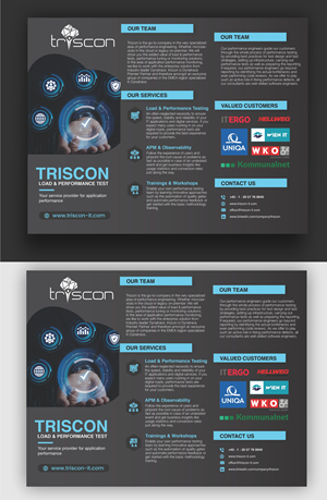 Diseño de Flyer por Creative Nel para triscon IT-Services GmbH | Diseño #33239078