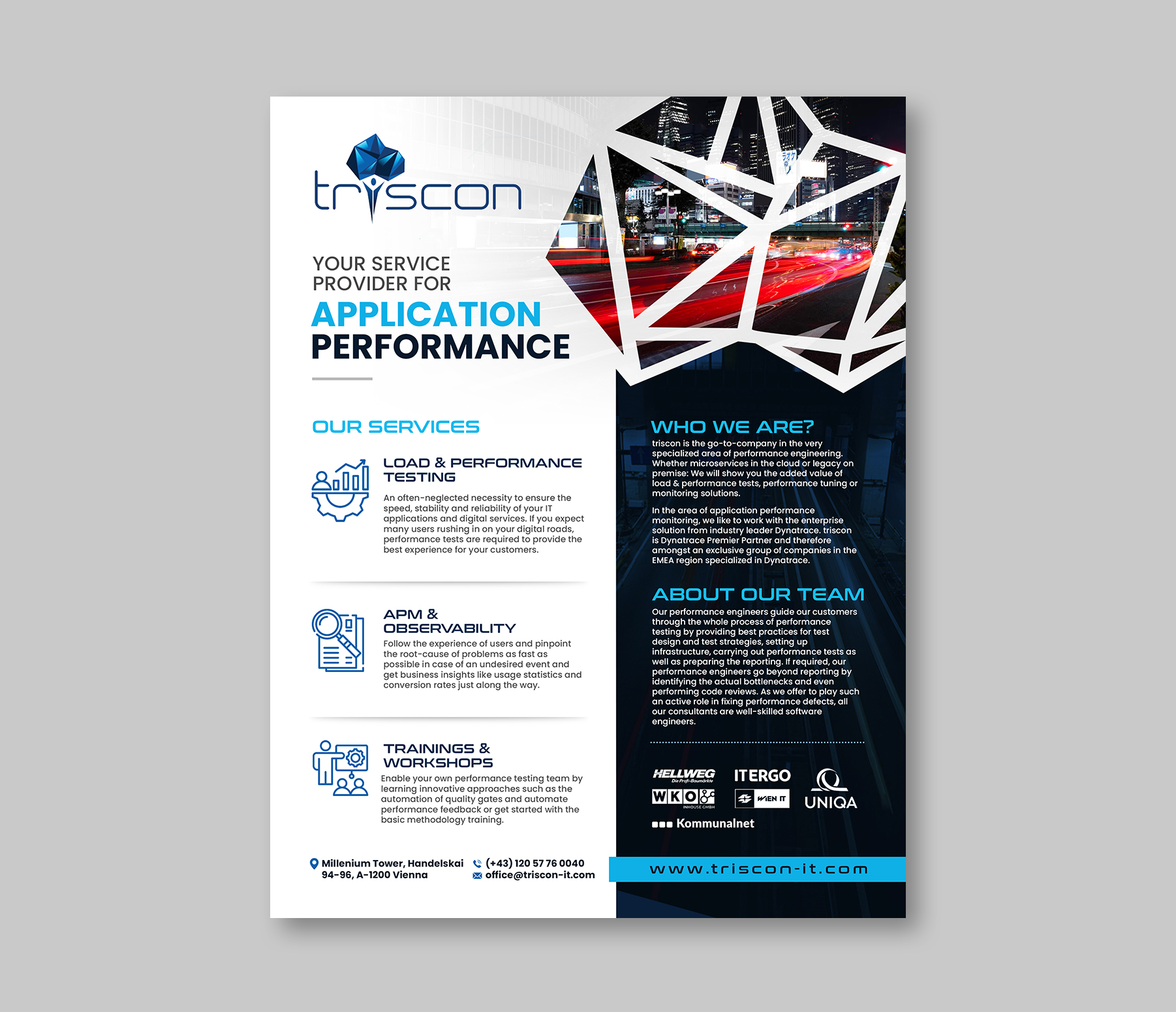 Design de Flyer par debdesign pour triscon IT-Services GmbH | Design #33238772