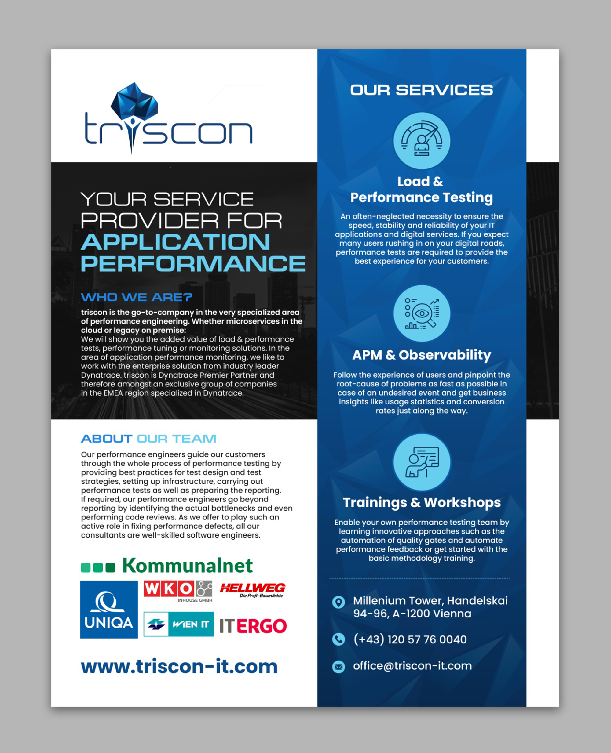 Flyer Design by debdesign for triscon IT-Services GmbH | Design #33238850