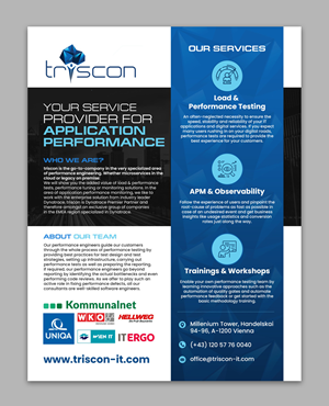 Design de Flyer par debdesign pour triscon IT-Services GmbH | Design : #33238850