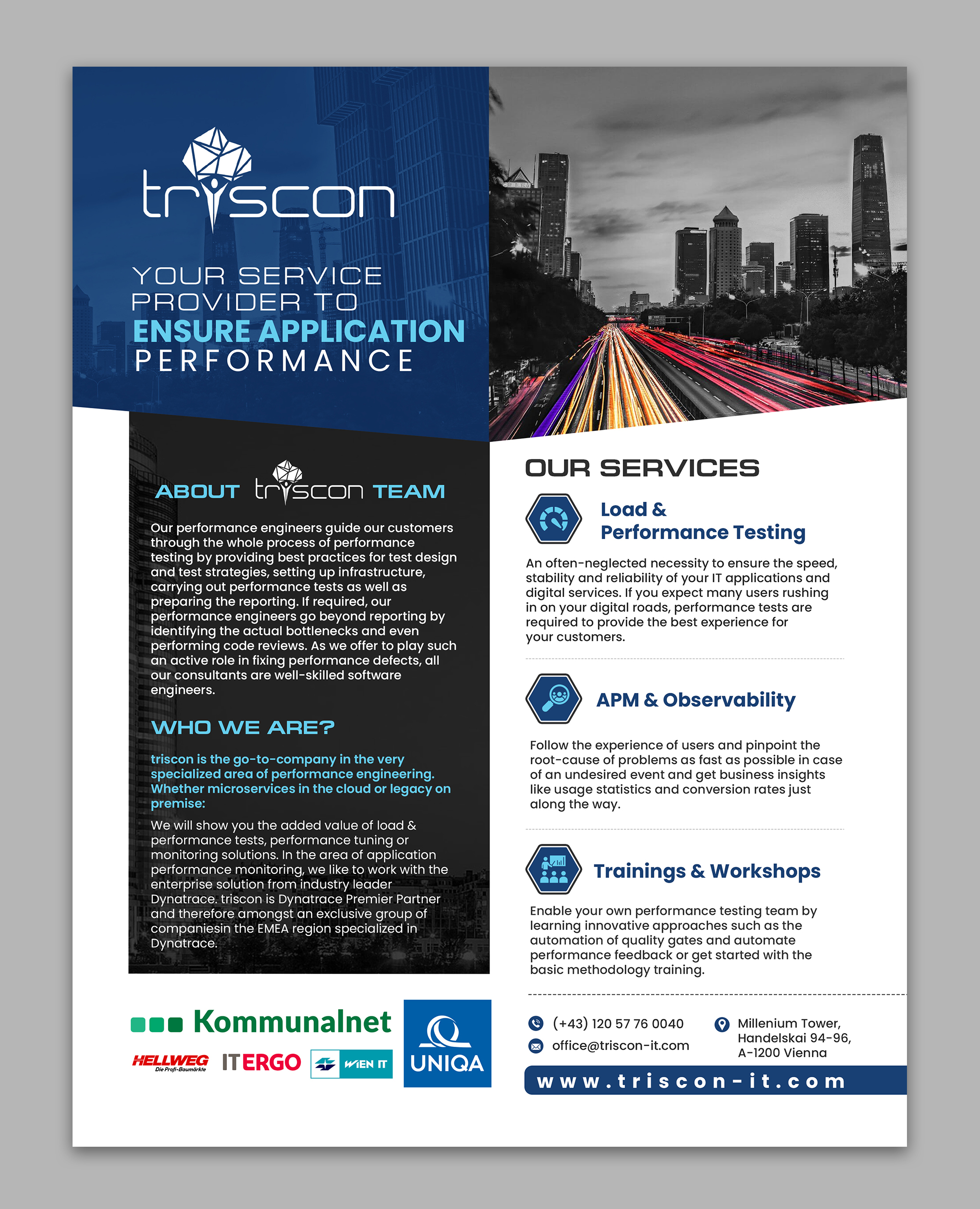Diseño de Flyer por debdesign para triscon IT-Services GmbH | Diseño #33239002
