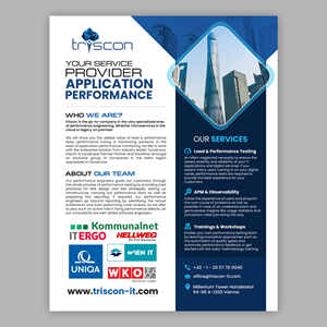Design de Flyer par debdesign pour triscon IT-Services GmbH | Design : #33239622