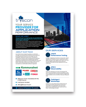 Design de Flyer par debdesign pour triscon IT-Services GmbH | Design : #33239632