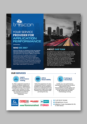 Design de Flyer par debdesign pour triscon IT-Services GmbH | Design : #33239638