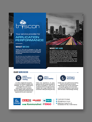 Design de Flyer par debdesign pour triscon IT-Services GmbH | Design : #33348289