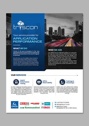 Design de Flyer par debdesign pour triscon IT-Services GmbH | Design : #33348749
